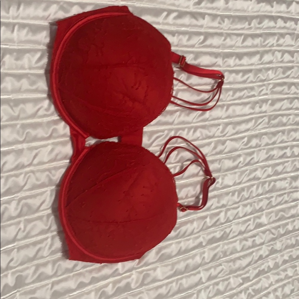Red push-up bra from Victoria Secret